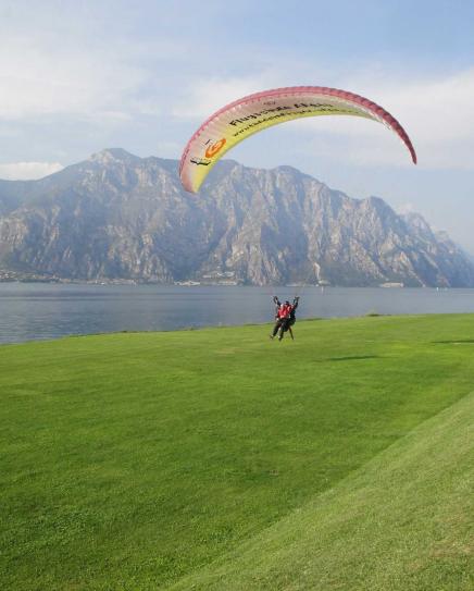 Landing zone close to Malcesine