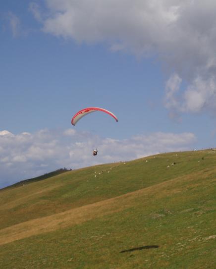 1 km long take-off place...