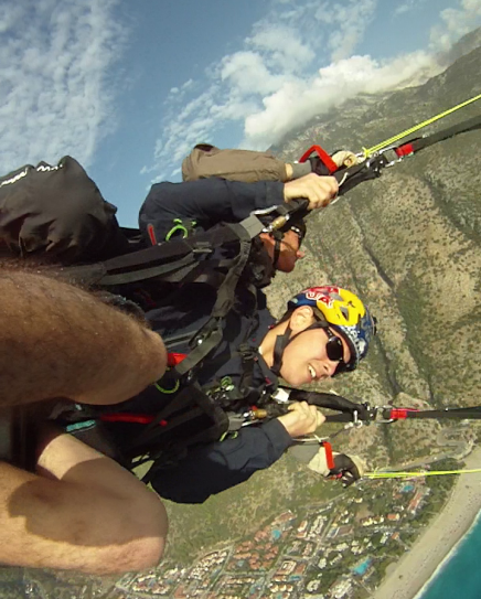 Tandem acro above Ölüdeniz